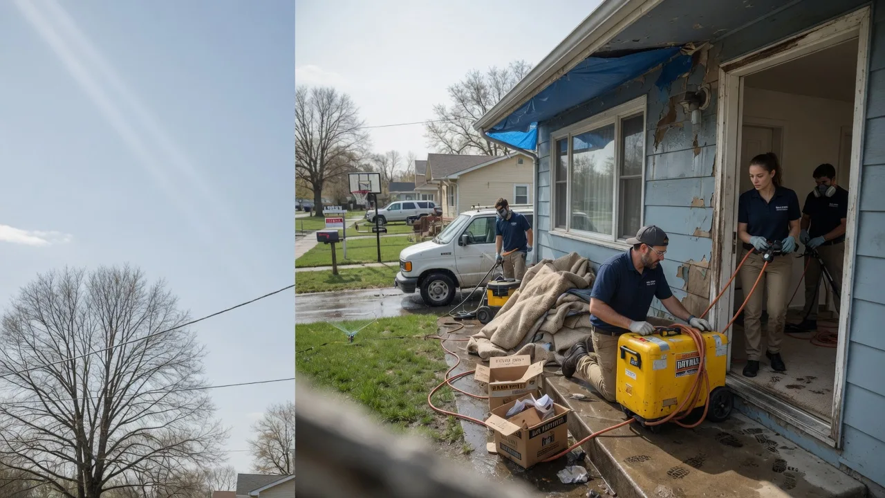 Basement Flood Cleanup in Thayer, IA near me
